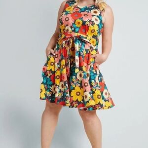 Floral Sleeveless Dress